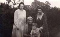 Ellen Hankey with Ada, Emily and great grandson