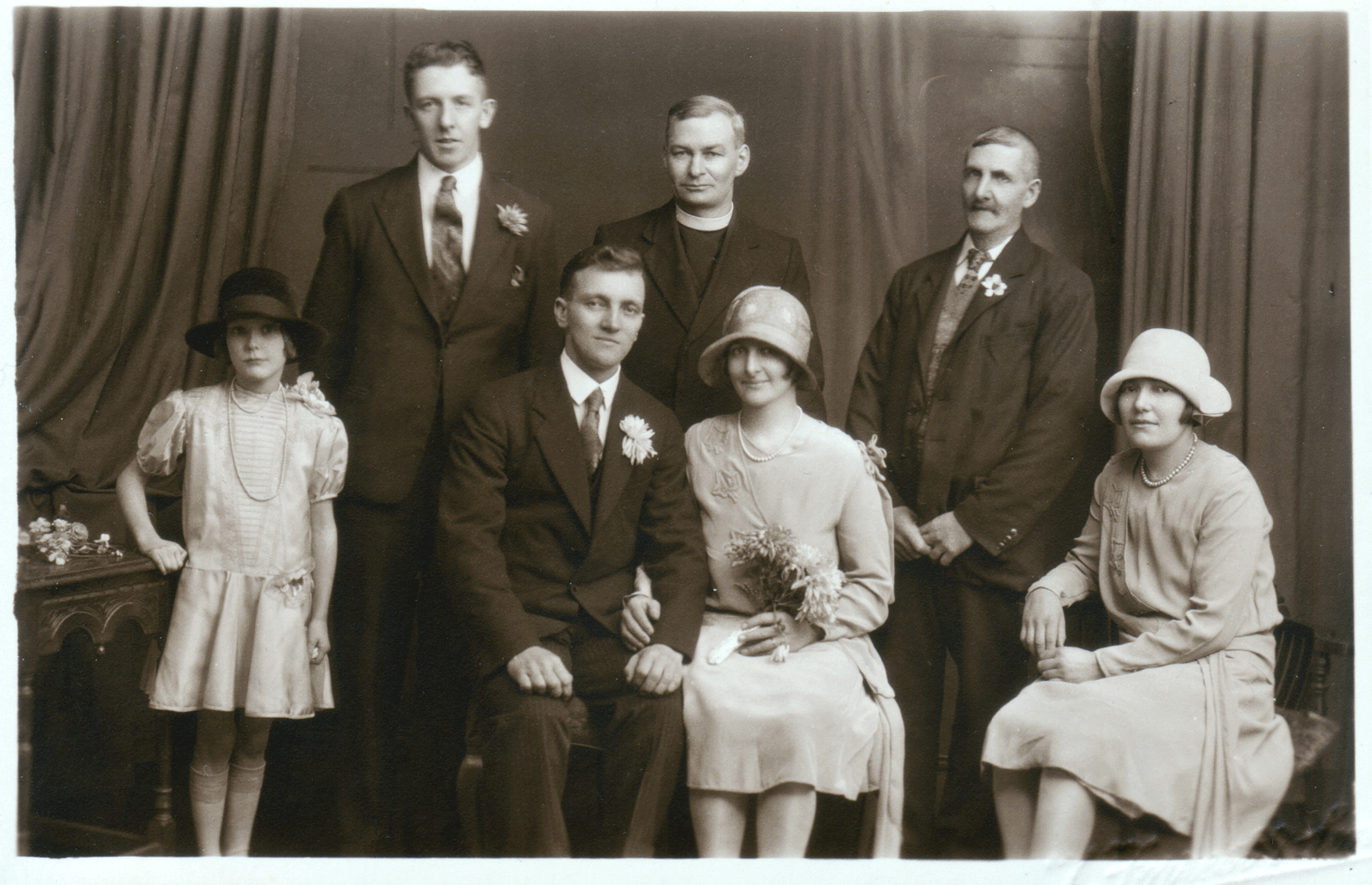 Wedding of David Davies to Catherine Jones on 26 December 1929