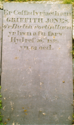 image of Griffith Jones's Gravestone