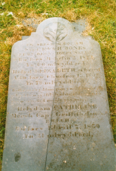 image of Elizabeth Jones's Gravestone