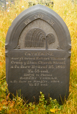 image of Robert Thomas's Gravestone